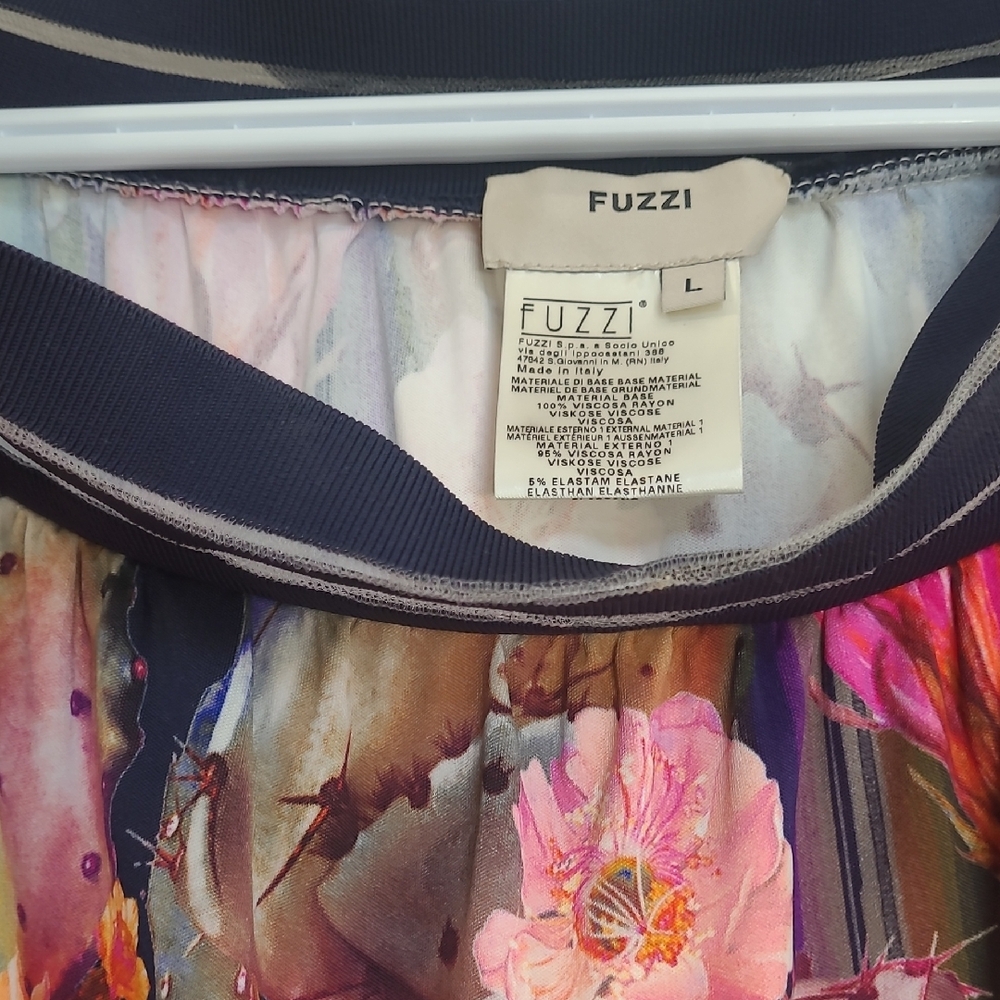 Fuzzi Floral Multicolor ,off The Shoulder Blouse
